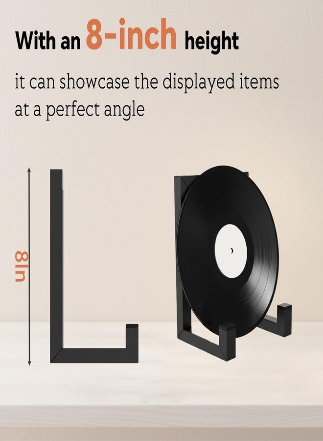 XINWXSS 3 Pcs Large Plate Stands, 8 Inch Display Metal Frame Plate Holder Display Stand Decorative Table Top Easels for Picture, Book, Platter, Photo Easel - Image 4